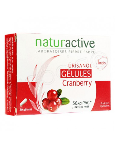 naturactive Urisanol Cranberry. 30 gélules : confort urinaire