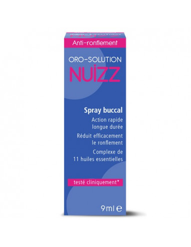 Nuizz Spray Buccal Oro-solution Anti-ronflement. 9ml