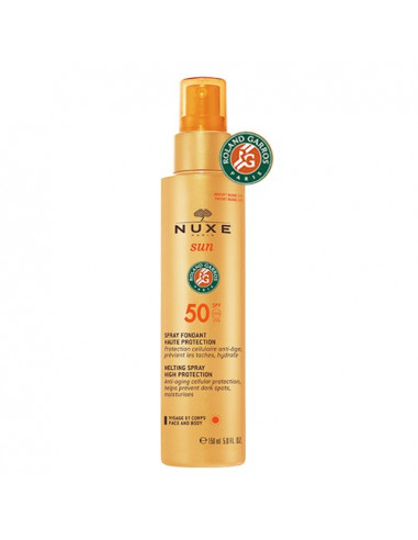 Nuxe Sun SPF50 Spray Fondant 150ml - Edition Limitée Roland Garros 2018