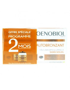 Oenobiol Autobronzant. Lot 2x30 capsules - 2 mois