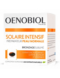 Oenobiol Solaire Intensif Préparateur Peau Normale. 30 capsules - préparation & entretien du bronzag