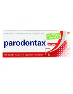 PARODONTAX Pâte gingivale. Lot de 2 dentifrices de 75g