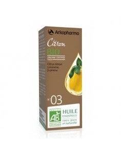 Arkopharma Citron Bio N°3 Huile Essentielle. 10ml