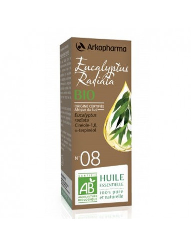 Arkopharma Eucalyptus Radiata Bio N°8 Huile Essentielle. 10ml