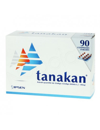 Tanakan. 90 comprimés enrobés