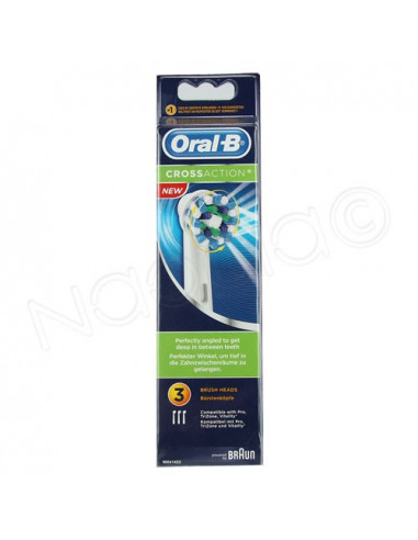 Oral B Cross Action. x3 brossettes