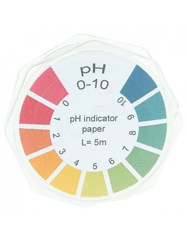 Papiers indicateurs pH en bandelettes pour solutions faiblement tamponnées  ou très alcalines