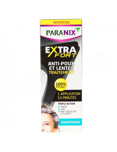 Paranix Extra Fort Anti-Poux et Lentes Traitement Shampooing. 200ml
