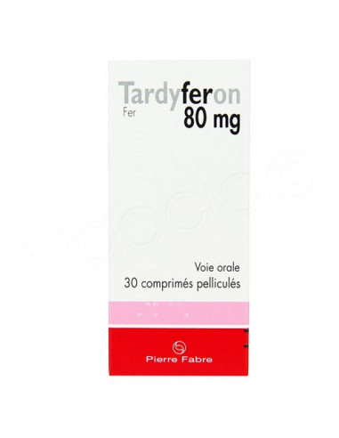 Tardyferon 80mg 30 comprimés