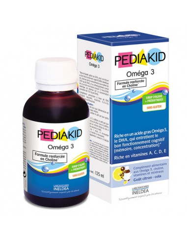 Pediakid Oméga 3. Sirop 125ml