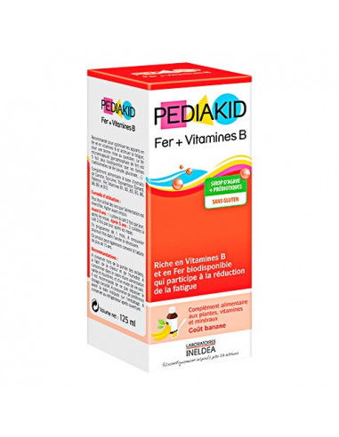 Pediakid Sirop Fer + Vitamines B. 125ml