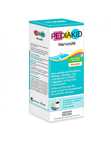 Pediakid Sirop Nervosité. 125ml - humeur et bon fonctionnement du système nerveux