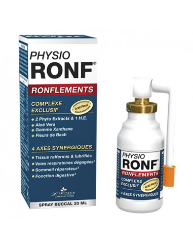 PhysioRonf Ronflements Spray Buccal. 20ml