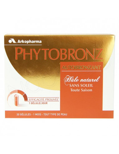 Arkopharma phytobronz autobronzant 30 gellules