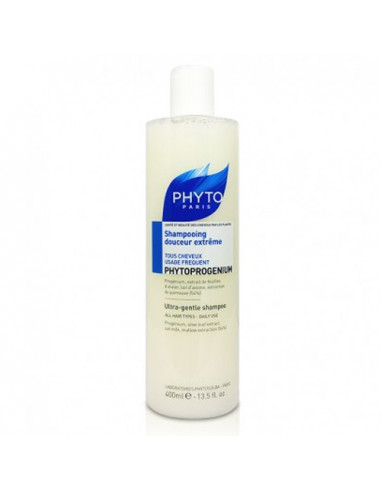 Phytoprogenium Shampooing Douceur Extrême Tous cheveux usage fréquent. 400ml -