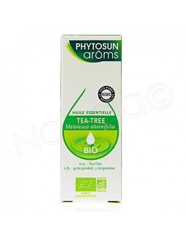 Phytosun arôms Huile Essentielle Tea-Tree Bio. 10ml - pure et naturelle/HEBBD