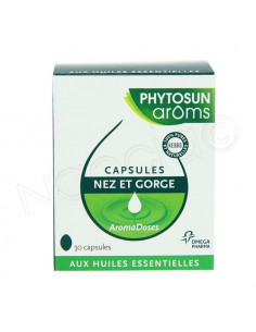 Phytosun Aroms Capsules Nez et Gorge. 30 capsules