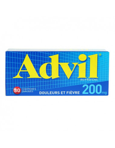 Advil 200mg Ibuprofène 30 comprimés enrobés