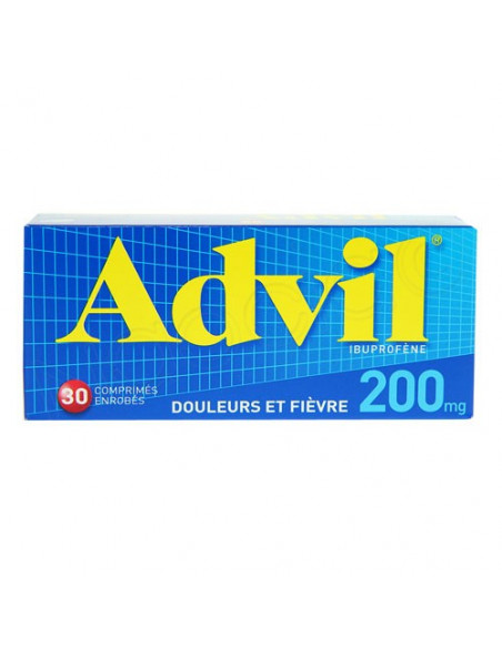 Advil 200mg Ibuprofène 30 comprimés enrobés