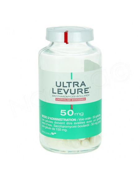 Ultra Levure 50 mg Boite 50 gélules  - 2