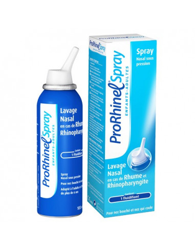 ProRhinel Spray Nasal Enfants - Adultes 100ml - Rhume et rhinopharyngite -  Archange-pharma