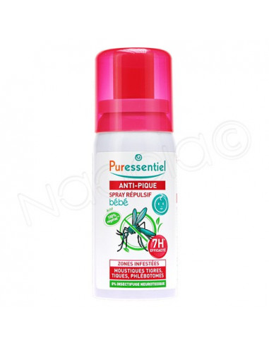 Puressentiel Anti-Pique Spray Répulsif Bébé 7h. 60ml
