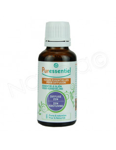 Puressentiel Diffuse Zen Complexe d'Huiles Essentielles pour Diffusion. 30ml