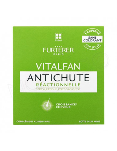 René Furterer Vitalfan Antichute Réactionnelle. 30 capsules - 1 mois