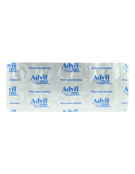 Advil 200mg Ibuprofène 30 comprimés enrobés Advil - 3