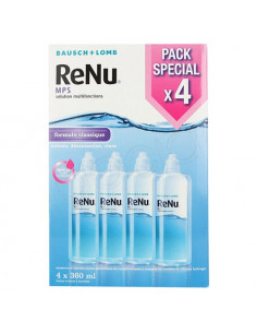 ReNu MPS Solution Multifonctions Formule Classique. Pack Spécial 4x360ml + 4 étuis