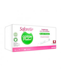Saforelle Coton Protect Tampons avec applicateur Normal x16 Saforelle - 1