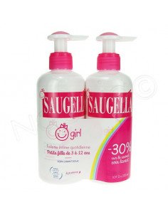 Saugella Girl Emulsion Lavante Douce. Lot 2x200ml