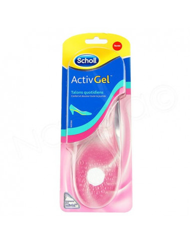 Scholl ActivGel Talons Quotidiens. x1 paire