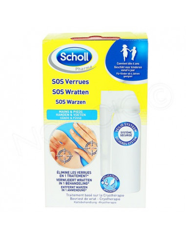 Scholl SOS Verrues Mains & Pieds. 80ml