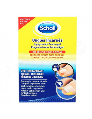 Scholl Ongles Incarnés Kit Complet Clip & Spray