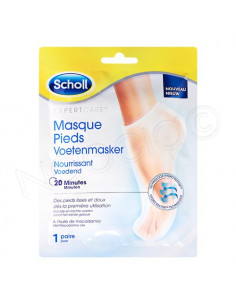 Scholl Masque Pieds Nourrissant. 1 paire