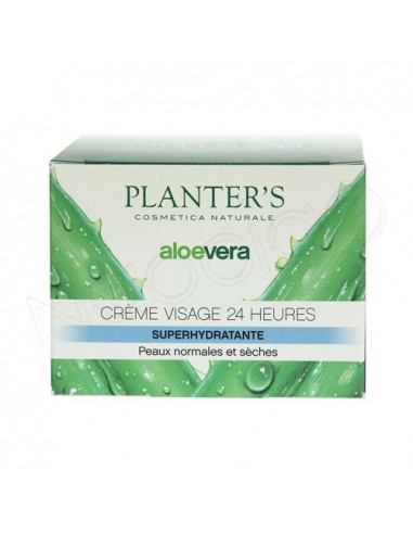 Planter's Aloe Vera Crème visage 24h Superhydratante 50ml