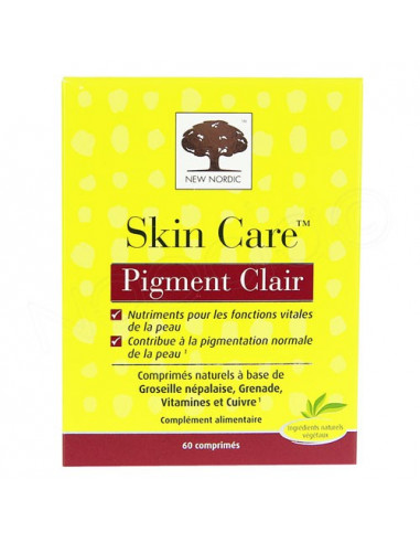 New Nordic Skin Care Pigment Clair 60 comprimés