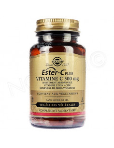Solgar Ester-C Plus Vitamine C 500mg. 50 gélules