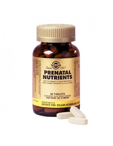Solgar Prenatal Nutrients. 60 tablets