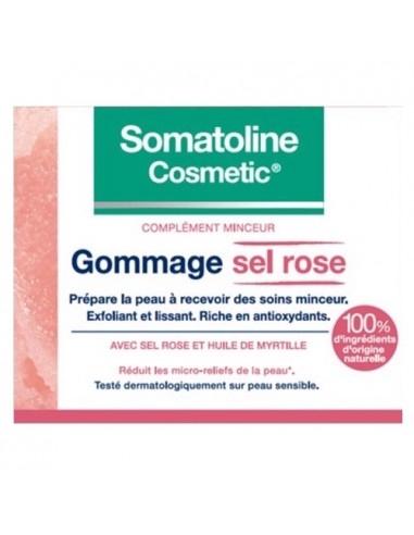 Somatoline Gommage Sel Rose Complément Minceur. 350g