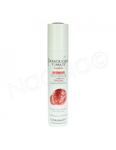 Garancia Diabolique Tomate Enrichie Crème Anti-âge & Bonne mine. Flacon airless 30ml