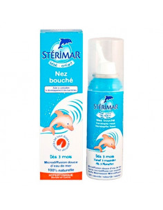 Stérimar Bébé Enfant Nez Bouché 3 mois et +. Spray 100ml