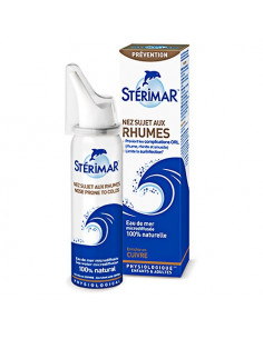 Stérimar Nez Sujet aux Rhumes Cuivre. Spray 100ml