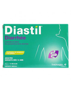 Therabel Diastil Diarrhée. 10 gélules enfants de + de 14 ans
