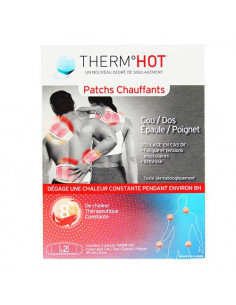 Therm Hot Patchs Chauffants Cou Dos Epaule Poignet x2