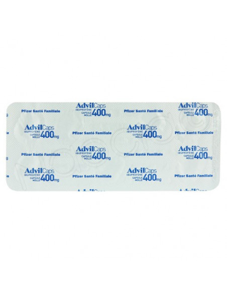 AdvilCaps 400mg Ibuprofène 14 capsules molles Advil - 3
