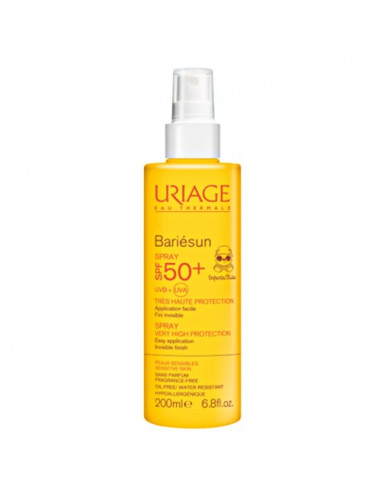 Uriage Bariésun Enfants Spray solaire SPF50+ Sans parfum. Vaporisateur 200ml