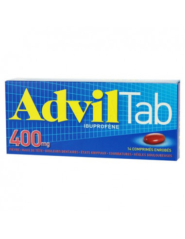 AdvilTab 400mg 14 comprimés enrobés