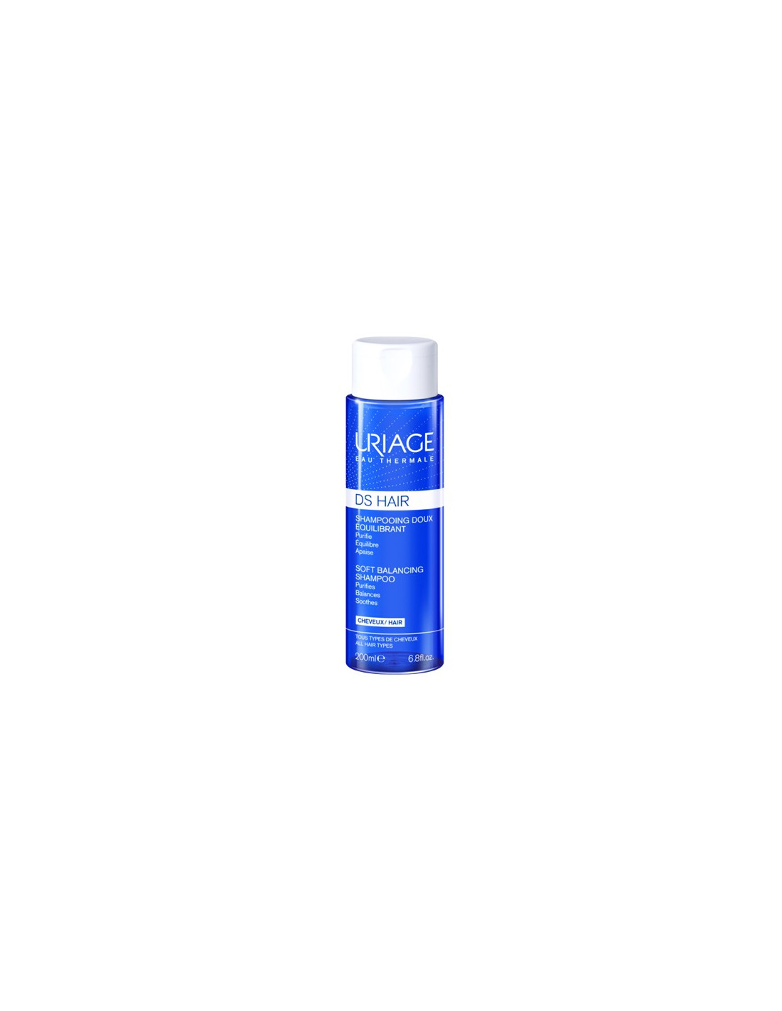 Uriage DS Hair Shampooing Doux Equilibrant à l'eau thermale 200ml ...
